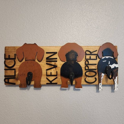 Custom Leash Holder / Leash Holder / Pet Storage