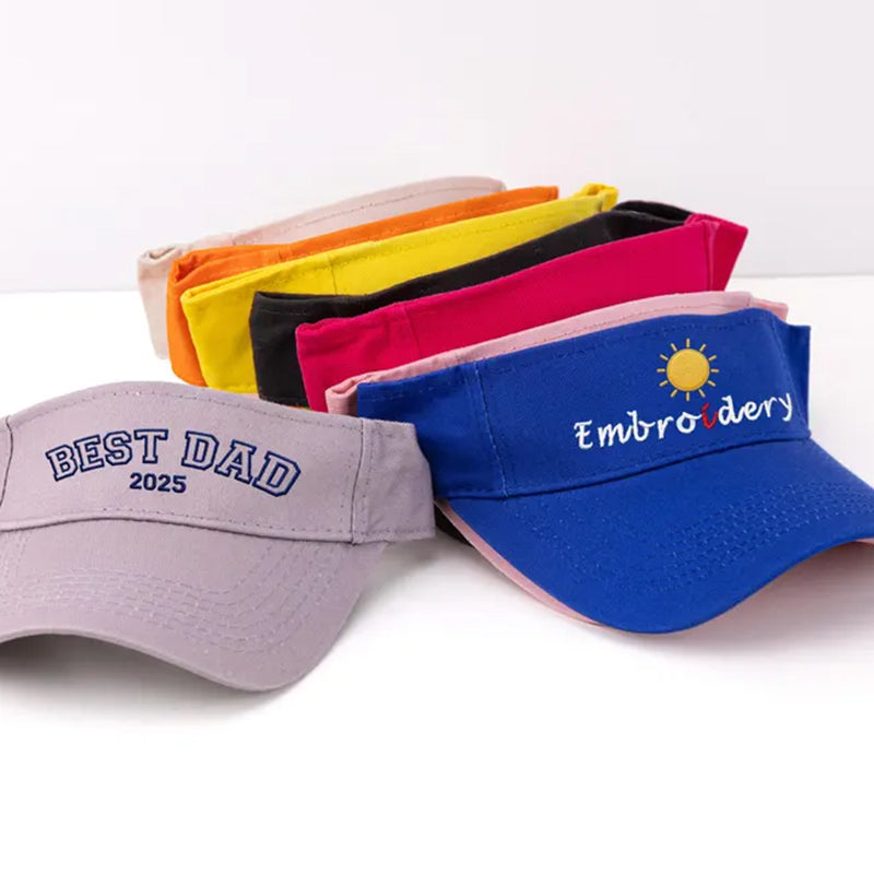Custom Embroidered Tennis Visor With Name Personalized Womens Visor Baseball