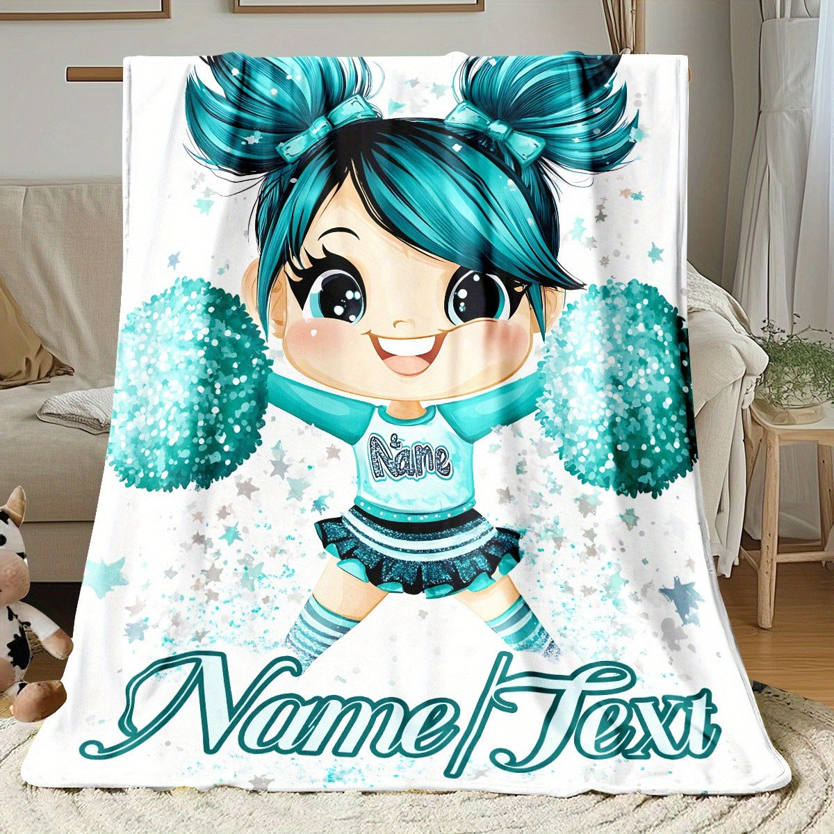 Custom Name Cheerleaders Blanket