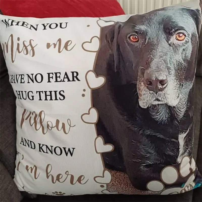 Dog Memorial Pillow,Pet Memorial Gift,Custom Loss of Pet Sympathy Gift