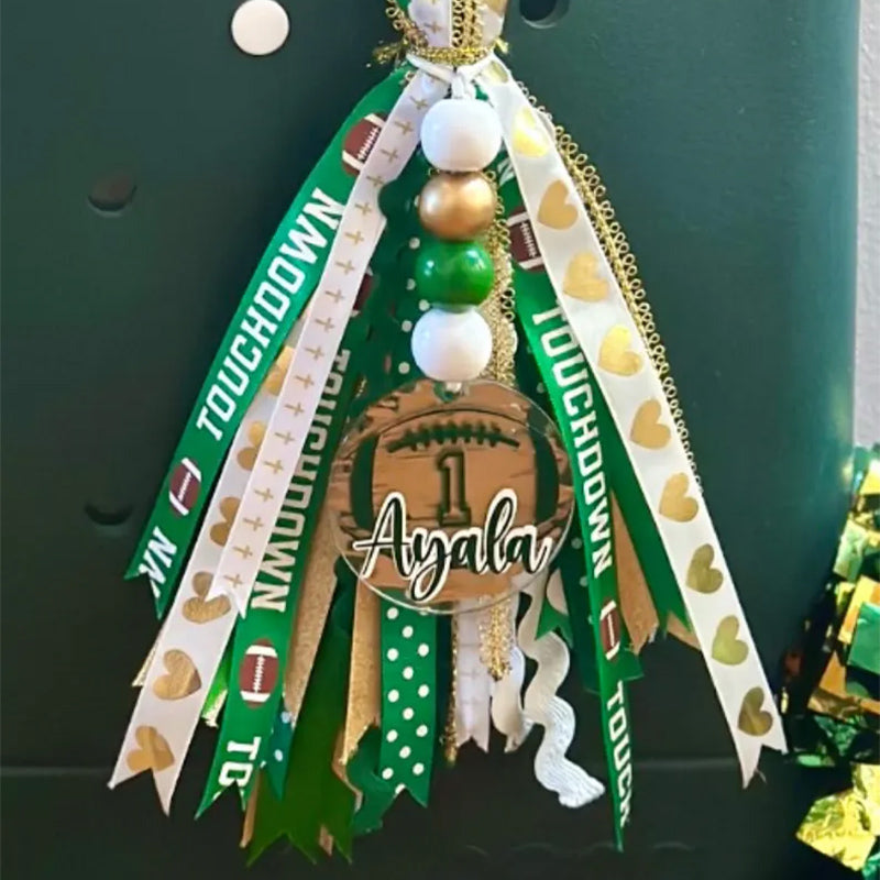 Custom Ribbon Bag Tag Tassel Sport Tag