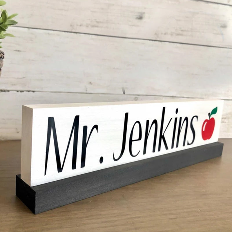 Personalized Teacher Name Plate/Name Plaque