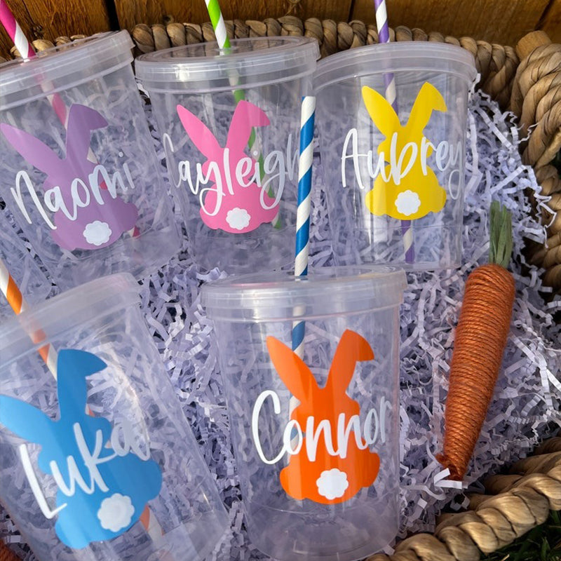 Easter Party Cups for Kids, Kids Easter Cups, Easter Basket Stuffers for kids, Easter Party Favors, Kids Easter Gifts