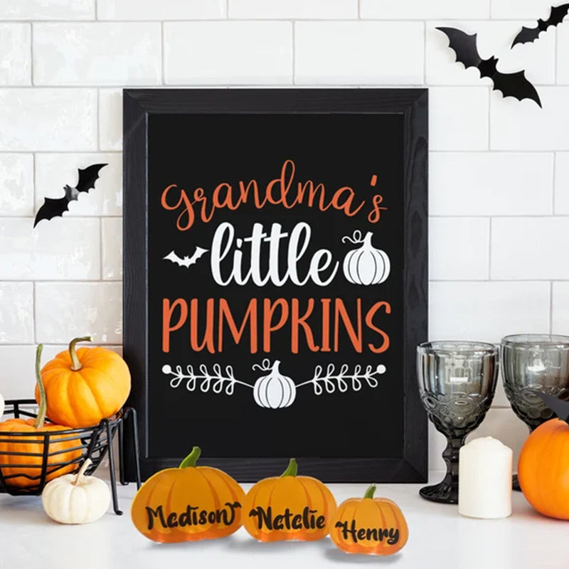 Personalized Pumpkins, Fall Decor, Personalized Halloween Decor