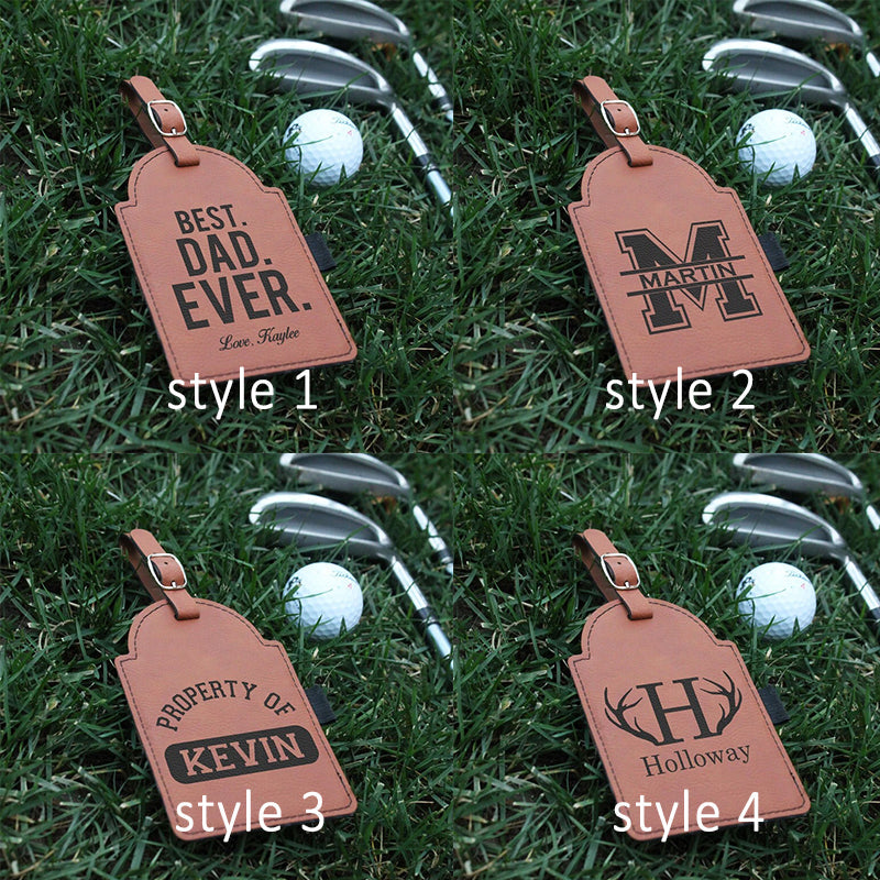 Personalized Golf Bag Tag Gift For Groomsmen Golf Gifts For Dad