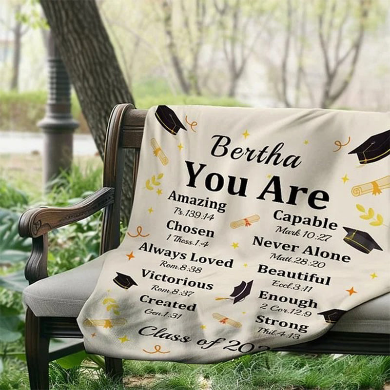 Graduation Blanket,Personalized Graduation Blanket