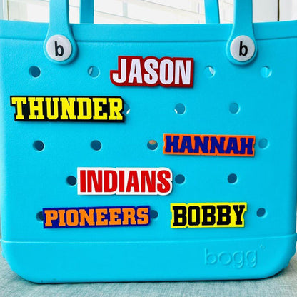 Custom Football Charm, Personalized Sports Accessories For Bogg, High School Sports