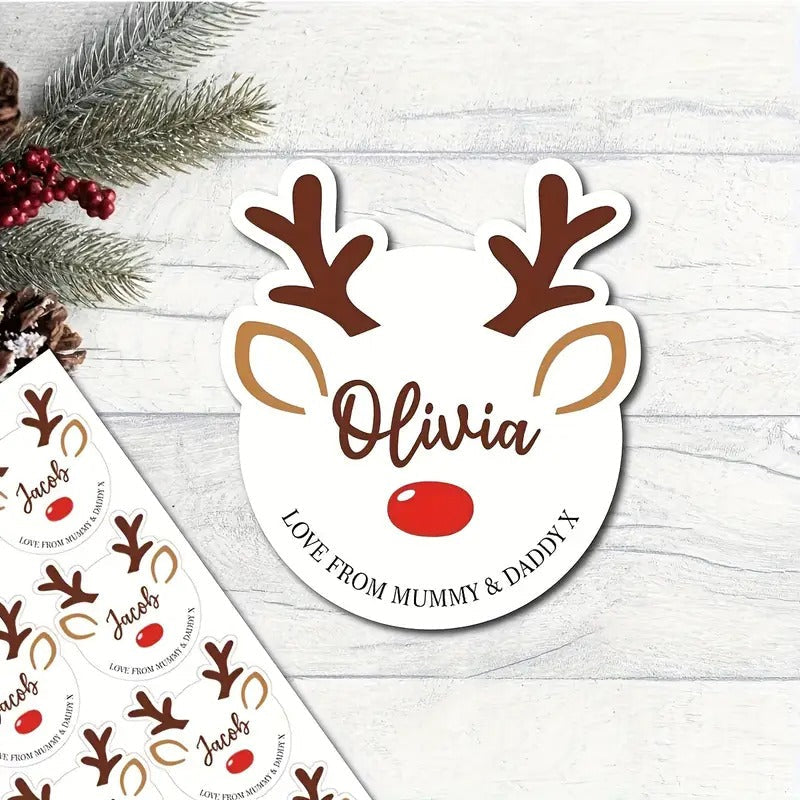 Custom Christmas Stickers