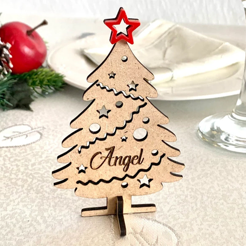Personalized Family Christmas Trees, Mom Dad and Kids
