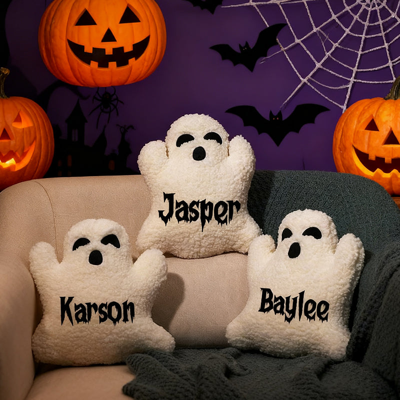 Ghost Shaped Pillow, Halloween Ghost Pillow,