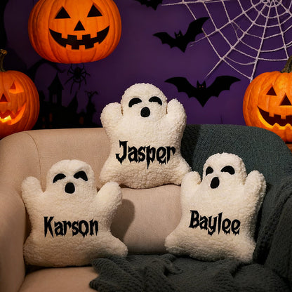 Ghost Shaped Pillow, Halloween Ghost Pillow,