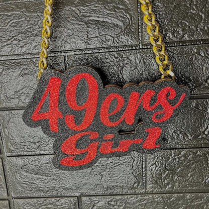 49er Niner Gang Niner Empire Chains Bling chain