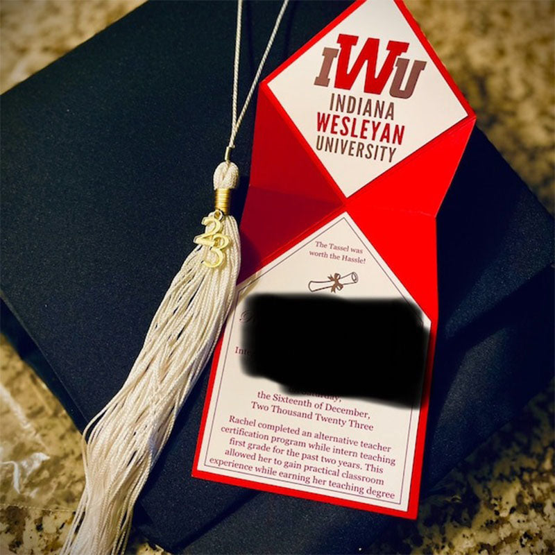 Graduation Invitation 2026 (5 pieces), College Graduation Announcement, High School Grad Party Invites