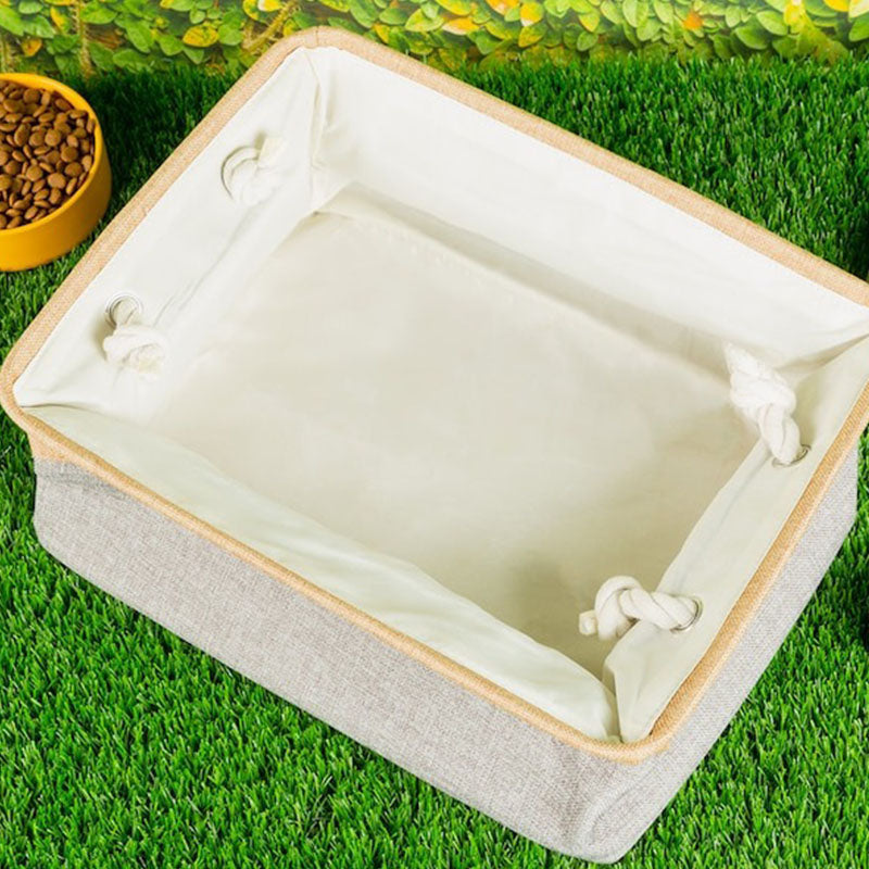 Custom Dog Storage Basket Personalized Dog Toy Basket Dog Toy Box
