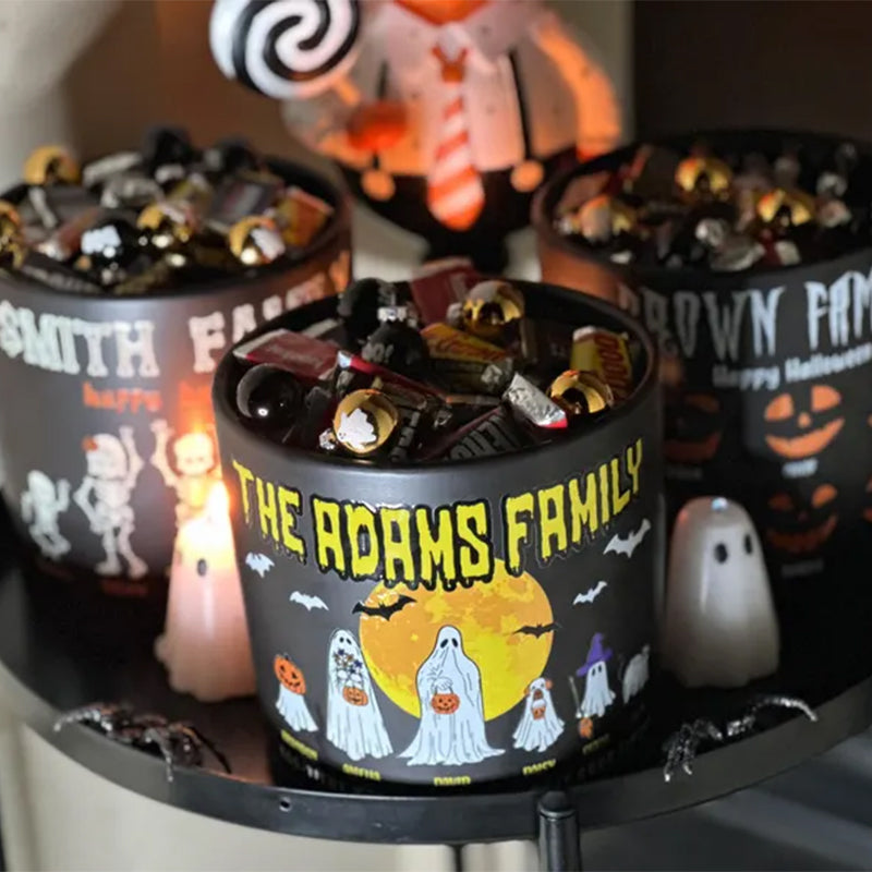 Personalized Halloween Candy Bowl For Halloween Home Decoration