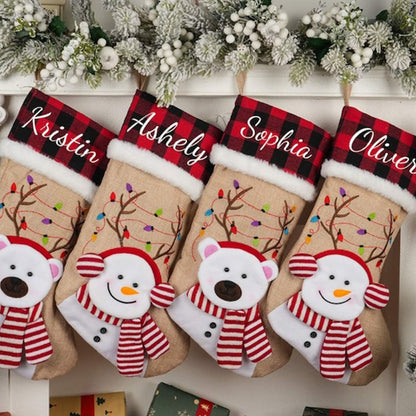 Personalized Knitted Christmas Stocking