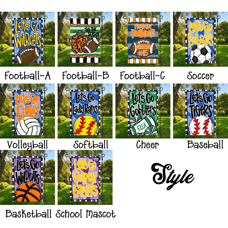 Custom Team Sport Garden Flag