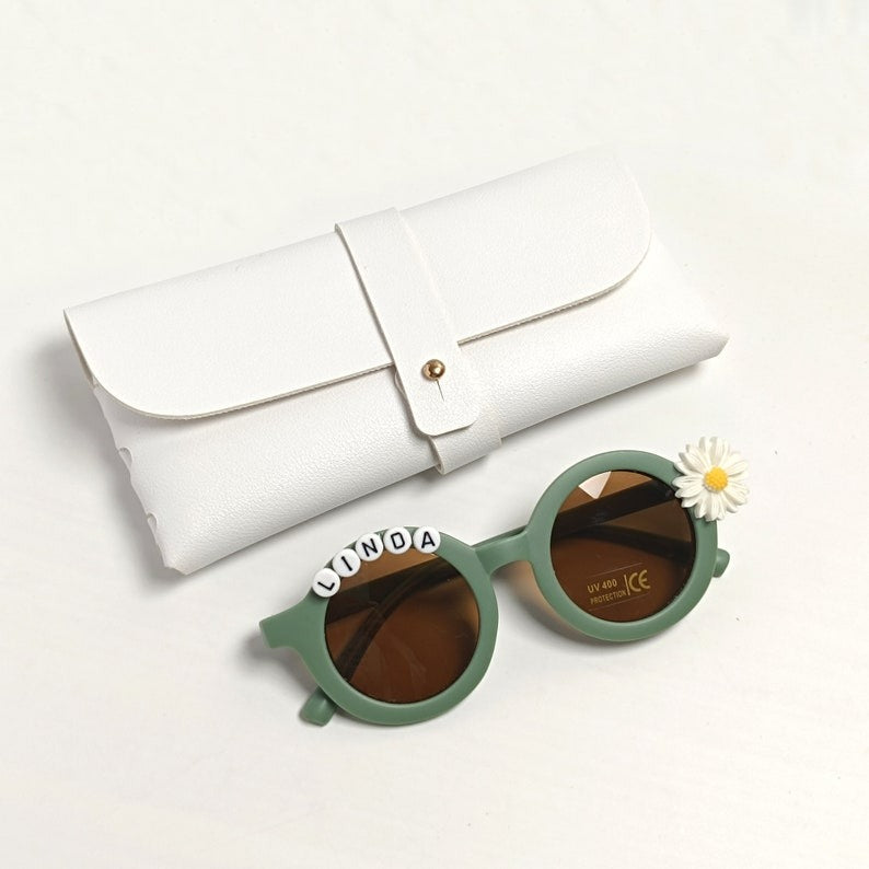 Personalized Name Sunglasses for Girls-Cute Kids Sunglasses
