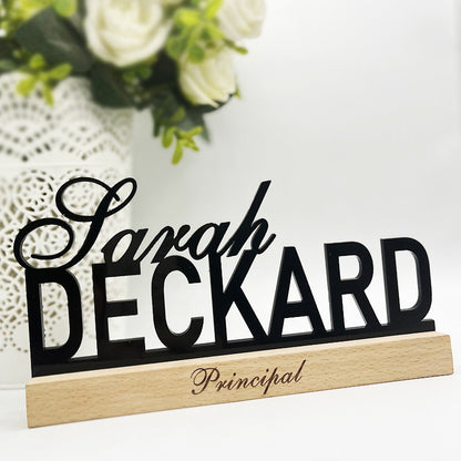 Teacher Name Sign, Teacher Name Plate, Teacher gifts