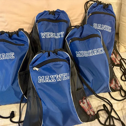 Custom Cheer Drawstring Backpack Bag