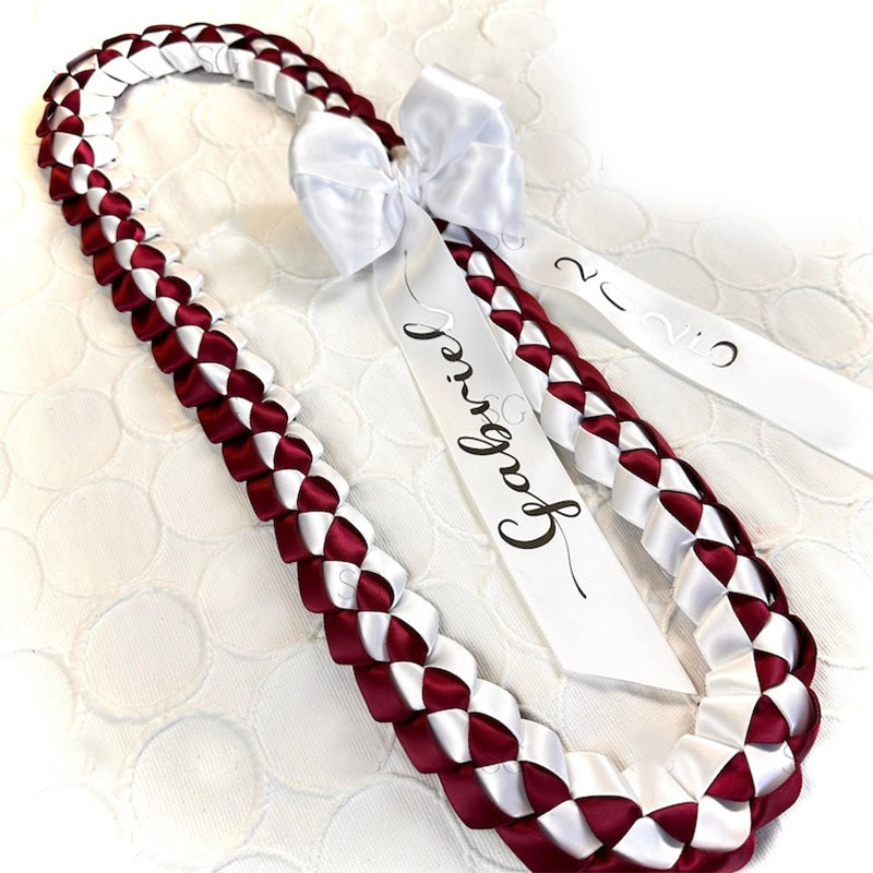 2025 Graduation gift lei with personalized bow for high school college
