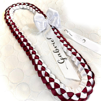 2025 Graduation gift lei with personalized bow for high school college