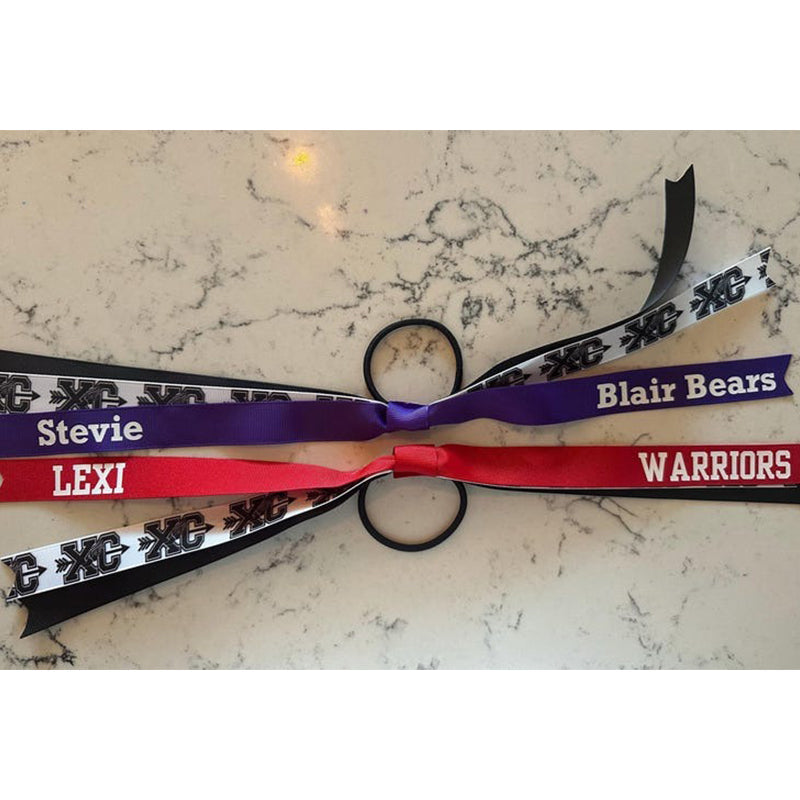 Custom Cross Country Ribbons, Personalized Sports Team Ribbon