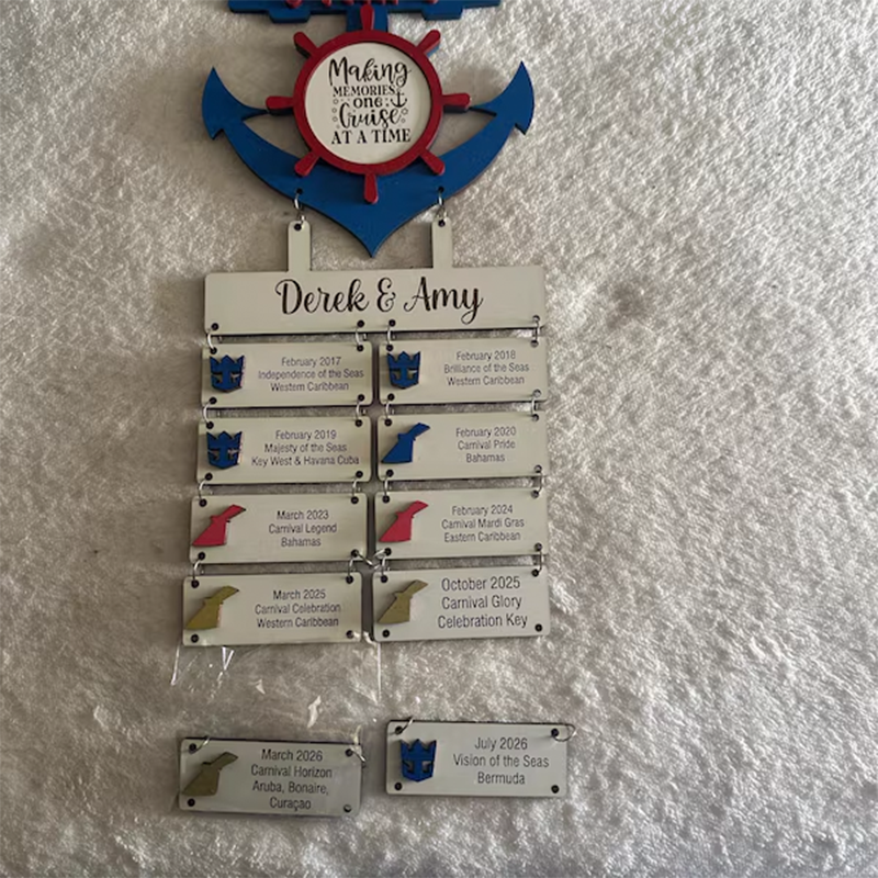 Anchor Cruise cabin door decor, cruise door hanger