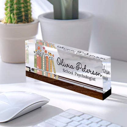 School Psychologist Desk Name Plate, School Psychologist Gifts