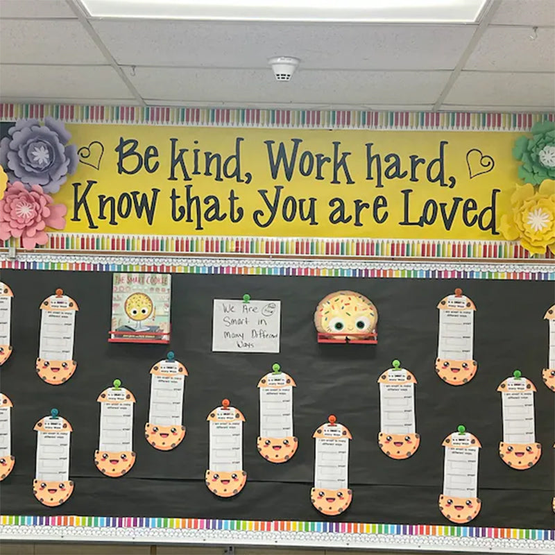Be kind, work hard, know that you are loved, inspirational quote