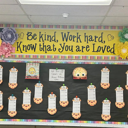 Be kind, work hard, know that you are loved, inspirational quote