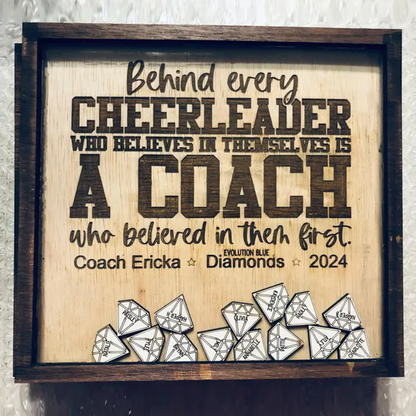 Cheerleading Coach plaque End of Season gift