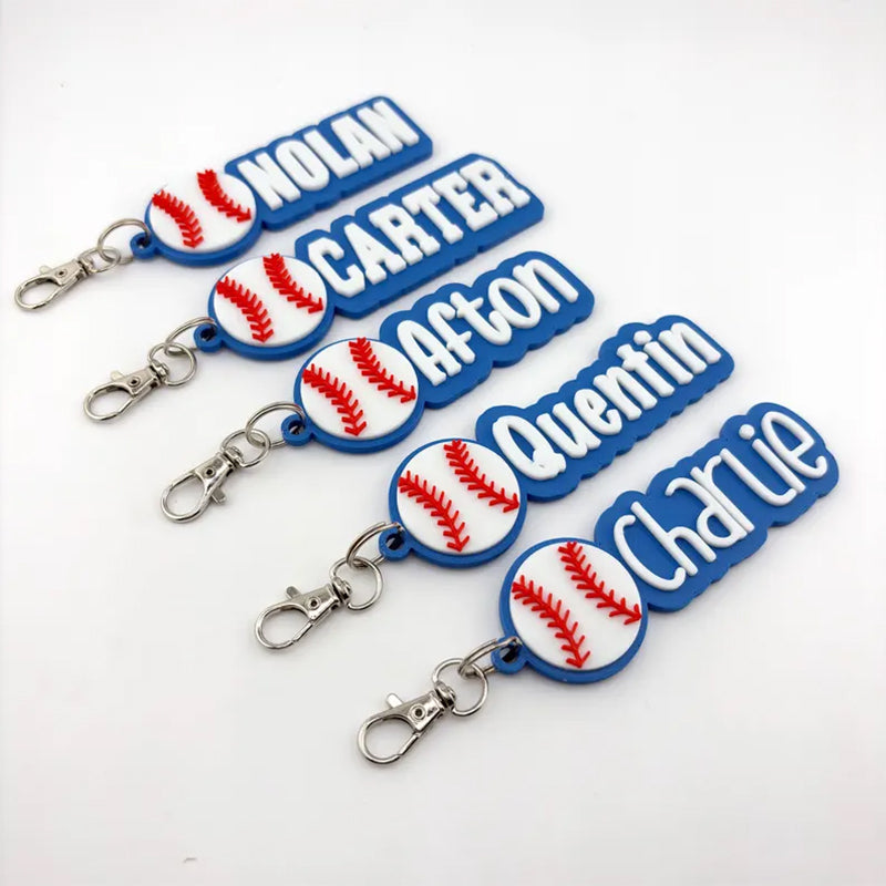 Personalized Soprt Name Tag Keychain