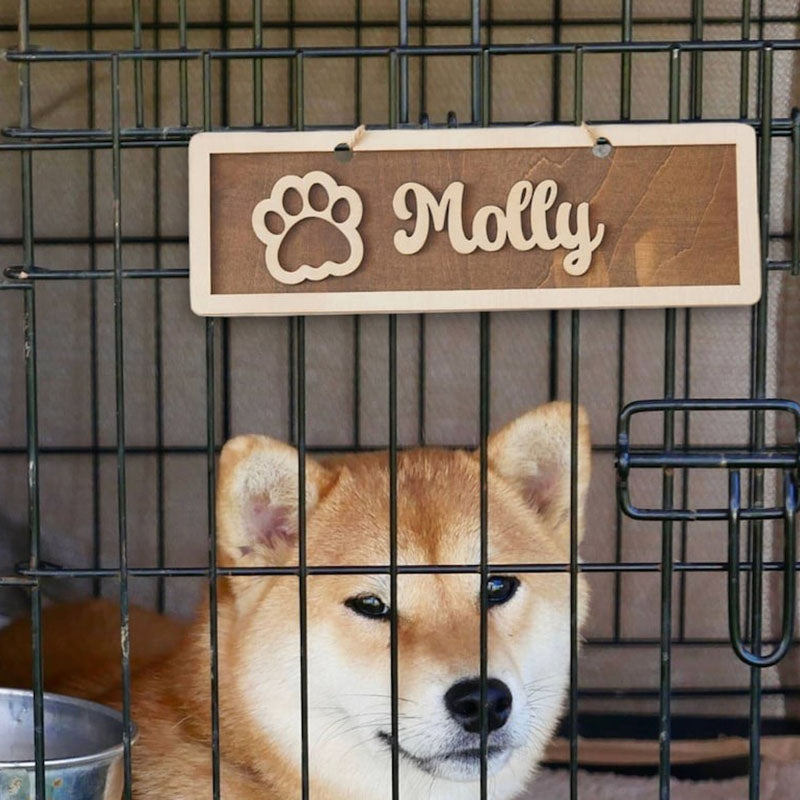Dog House Sign, Dog House Tag, Personalized Gift