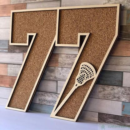 Sports Numbers Photos, Pins Cork Board Logo Team Awards Display Board