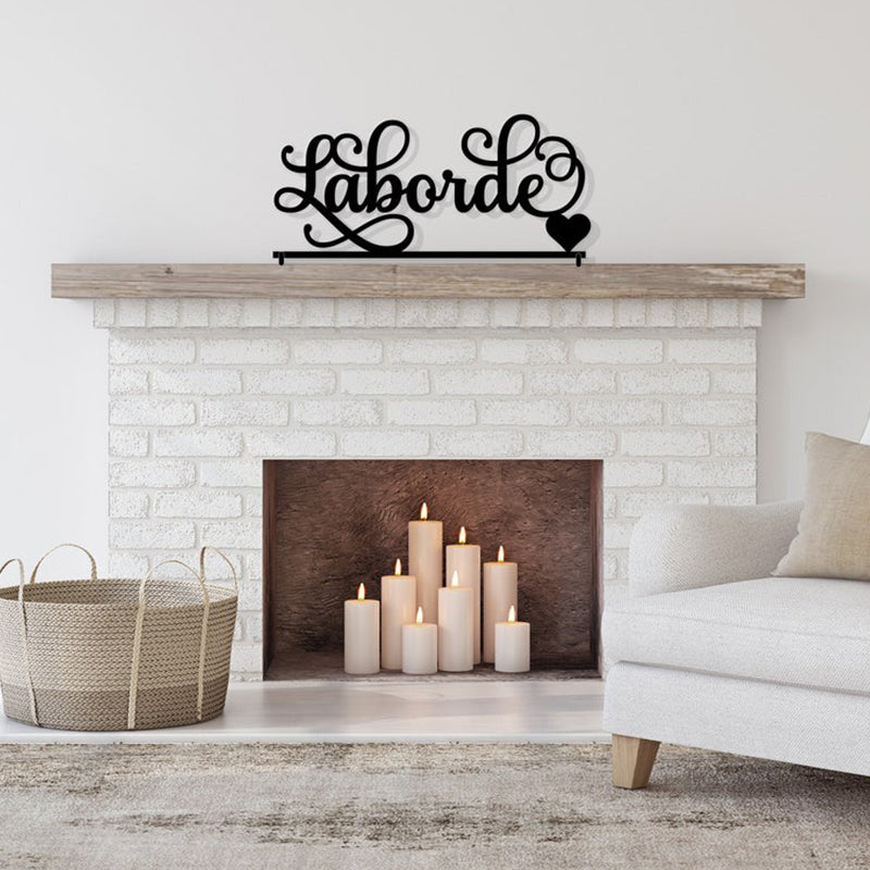 Custom Last Name Sign, Wedding Family Name sign