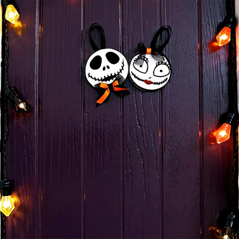Scary Wall Hanging, Spooky Halloween Door Wreath