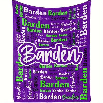Custom Blanket Personalized Name Blanket Christmas Customized Gifts
