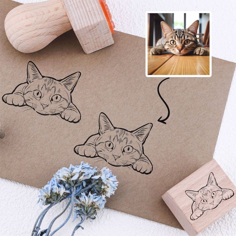 Custom Dog Stamp, Rubber Stamp, Pet Memorial Gift, Gifts for Pet Lover