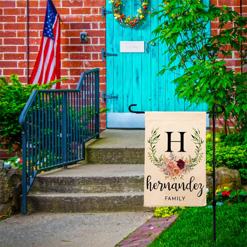 Personalized Garden Flag, Custom Garden Flag