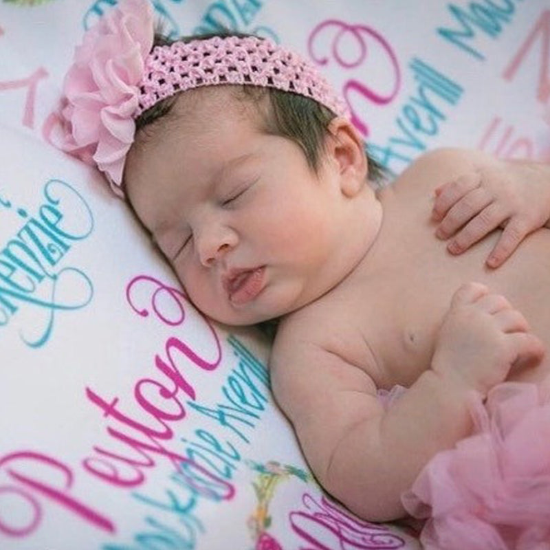 Personalized Baby Blanket - Monogram Baby Blanket
