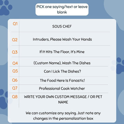 Custom Pet Kitchen Towel Using Pet Photo With Name