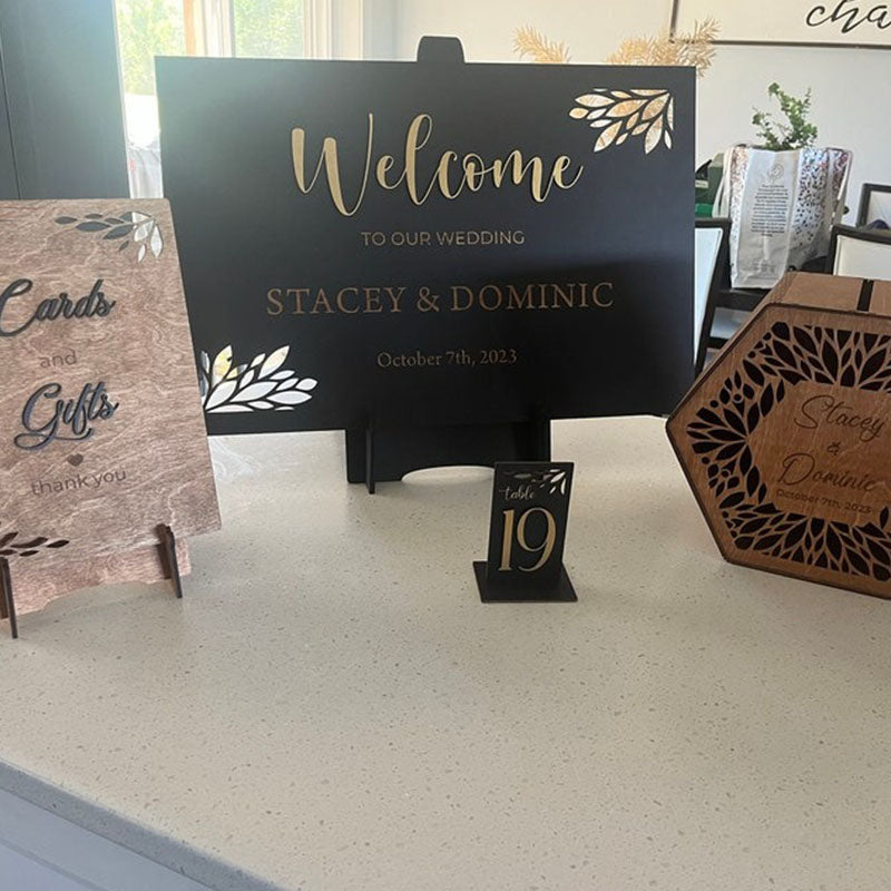 Welcome Wedding Sign - Bridal Shower Welcome Sign - Welcome Sign Wedding Modern