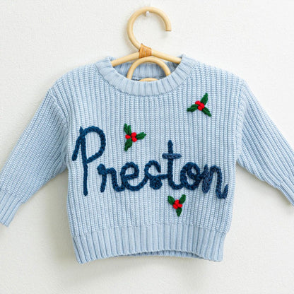 Embroidered Baby and Toddler Sweaters