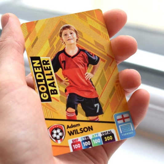 Personalised Football card | Football | Gift | Personalised Gift