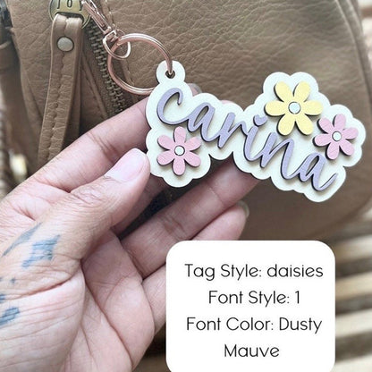 Customized Name Tags, Kids School Bags, Lunch Boxes, Backpacks, Wooden Keychains