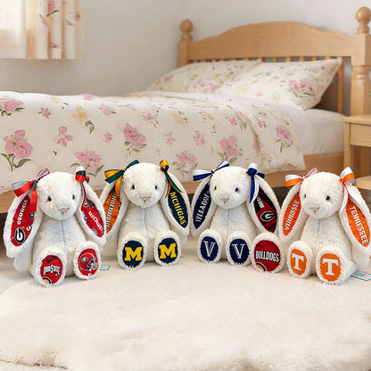 Custom Collegiate Jellycat Bunny: College Acceptance, Graduation