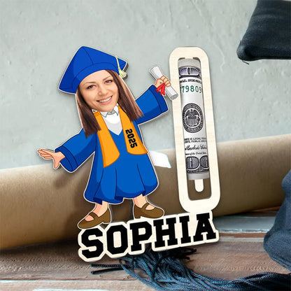 Personalized Graduation Gift, Custom Photo Graduation Money Holder
