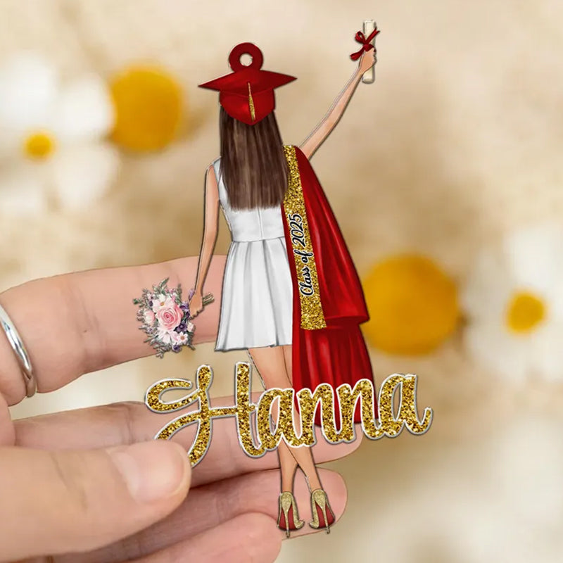 Personalized Graduation Christmas Ornament: Class Of 2025