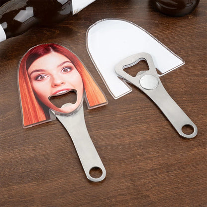 Personalized Funny Avatar Face Photo Bottle Opener